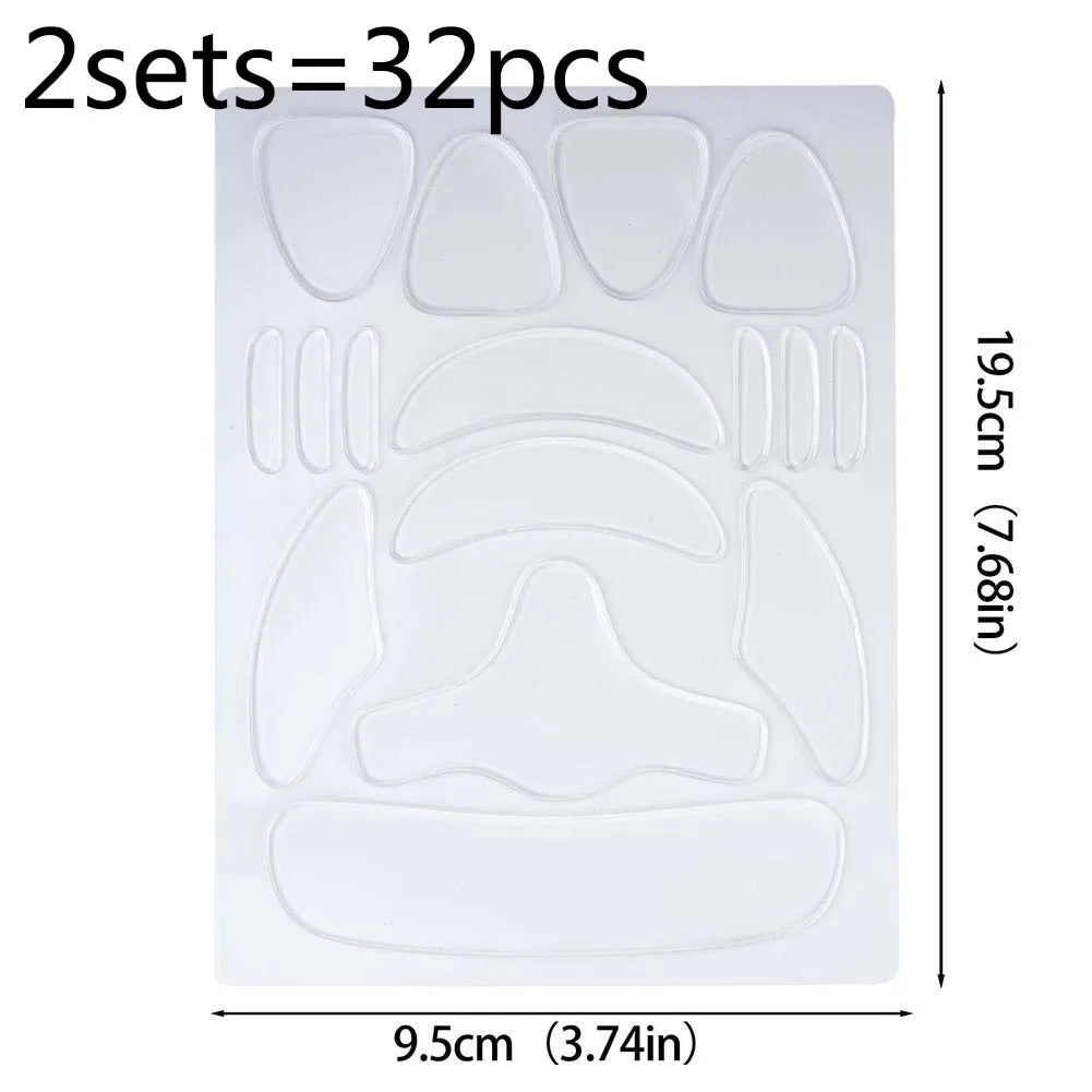 1-3sets Reusable Silicone Patches Anti Rimpel Pads Wrinkle Removal Sticker Face Forehead Neck Eye Sticker Skin Care Patch Peaceful Pleasures Health and Wellness 32pcs