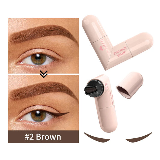 Waterproof Eyeliner Stamp Double Sweat-proof Eyeliner Smudge-Proof Eyeliner Integrated Eyeliner Stamp Peaceful Pleasures Health and Wellness