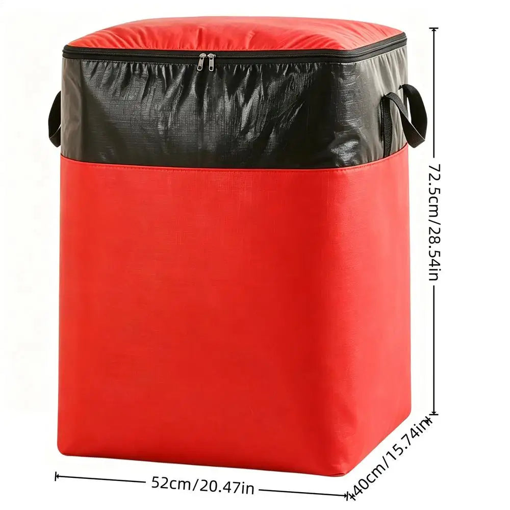 140L Moving Bags Large Clothes Packing Container Closet Storage Bags For Travel College Camping Dorm Bedroom Basement, Laundry ﻿ Peaceful Pleasures Health and Wellness Red