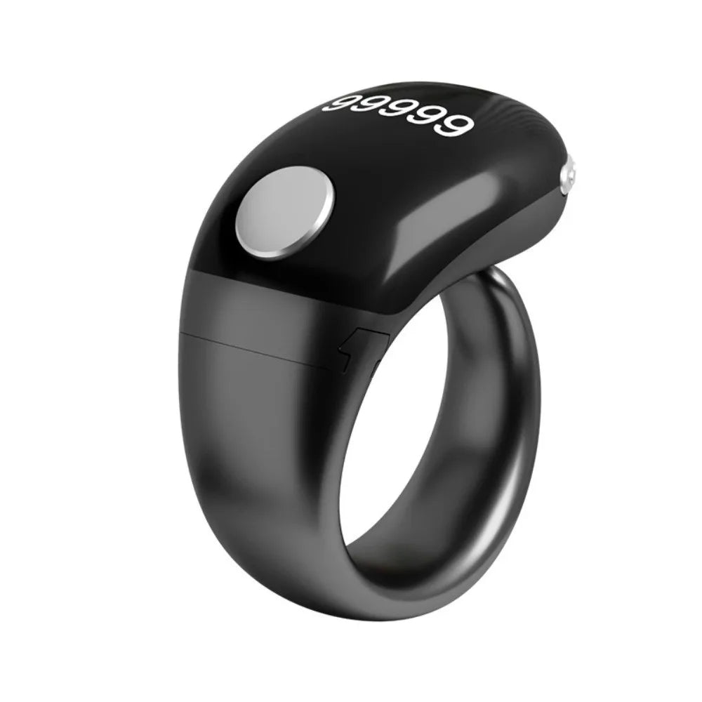 Digital Tally Counter Ring – LCD 99999 Touch Control, 3-Speed