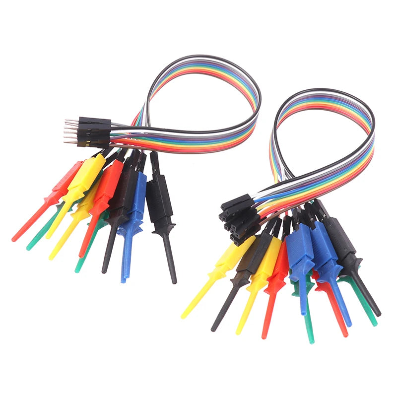 20cm Test Hook Clip Logic Analyzer Probe Clamp Kit | Chips & Pins