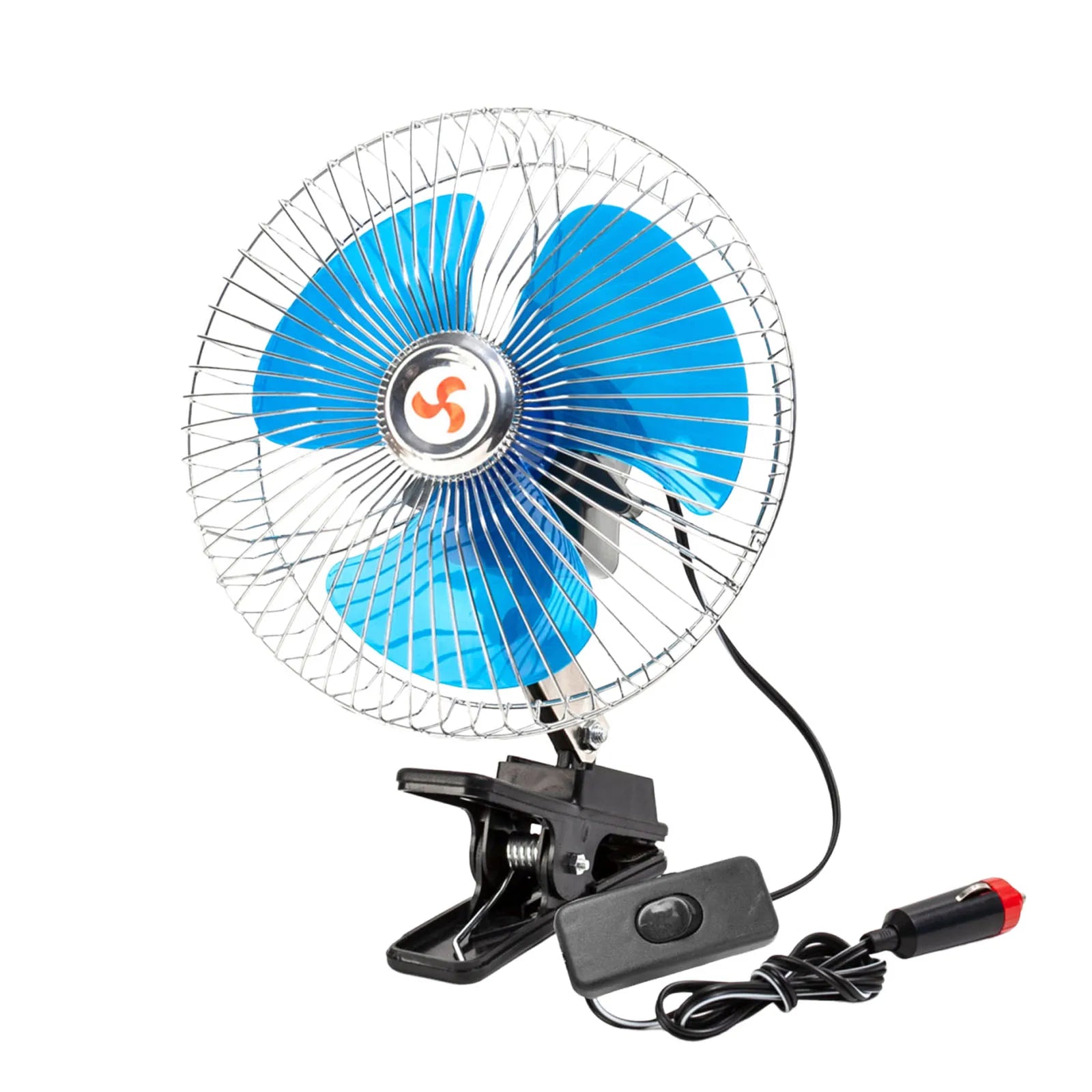 DC Desk Fan Auto Oscillating Head Portable Oscillating Fans 2-Speed Heavy Duty Cars Fans Clip-On for RV Truck SUV and Vehicles Peaceful Pleasures Health and Wellness