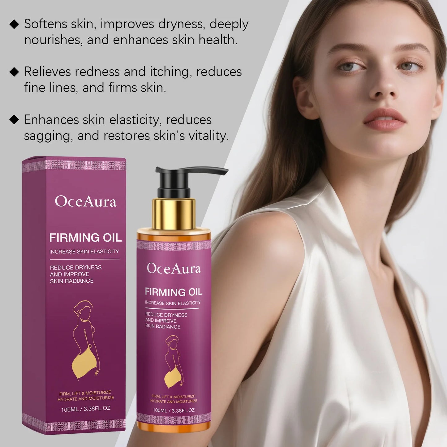 Skin Firming Lifting Body Massage Oil – Tightening 100ml