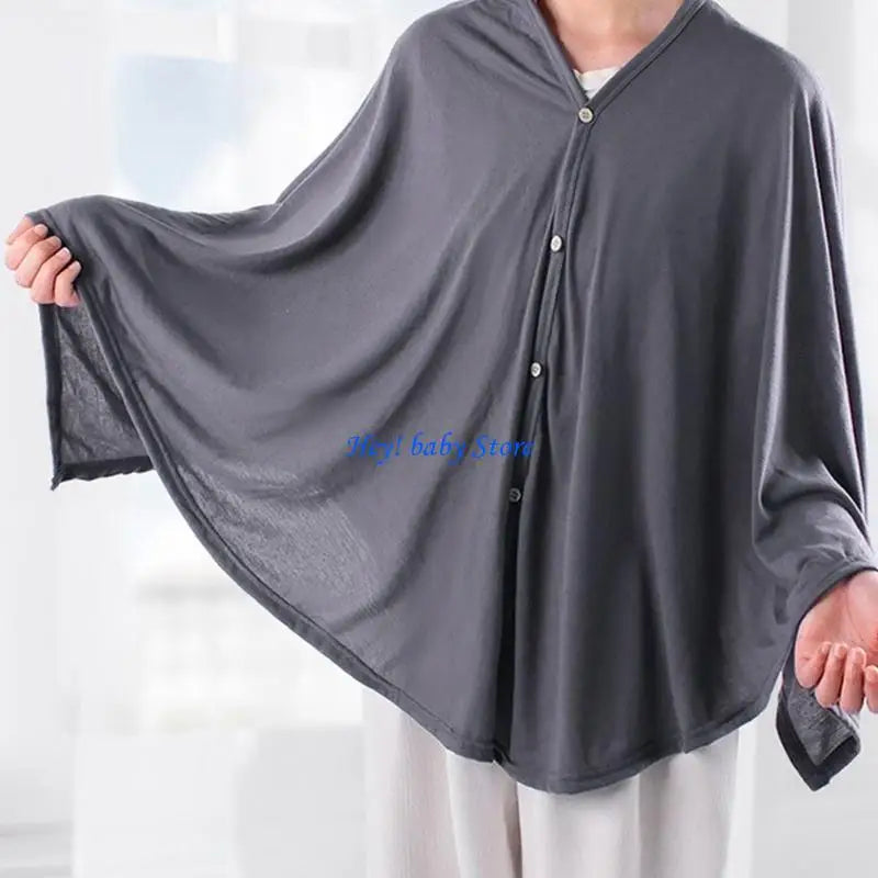 Breathable Cotton Nursing Cover – Adjustable Breastfeeding Shawl