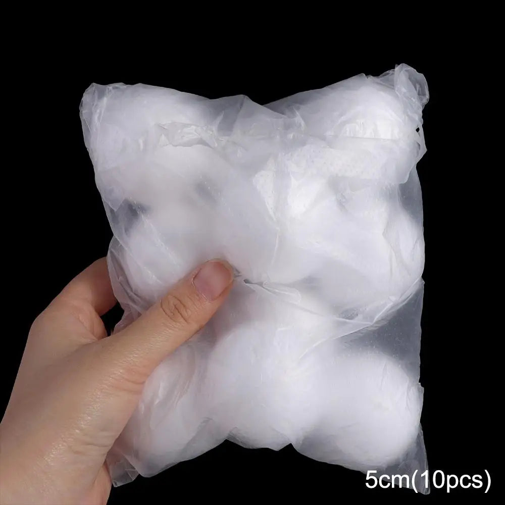 White Polystyrene Foam Balls 80pcs – Christmas Ornaments & DIY