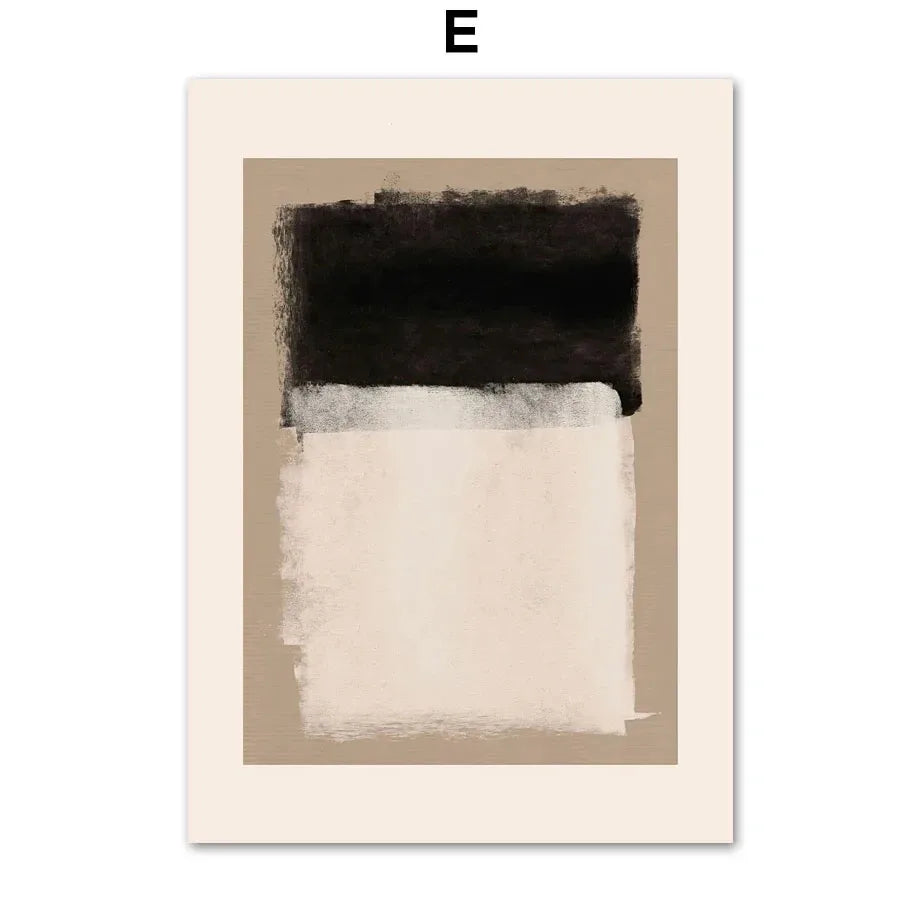 1pc frameless Canvas painting Simple Nordic Picasso Boho Black Abstract Posters Prints Canvas Painting Minimalism Wall Art Pi Peaceful Pleasures Health and Wellness E 50x70cm Unframed