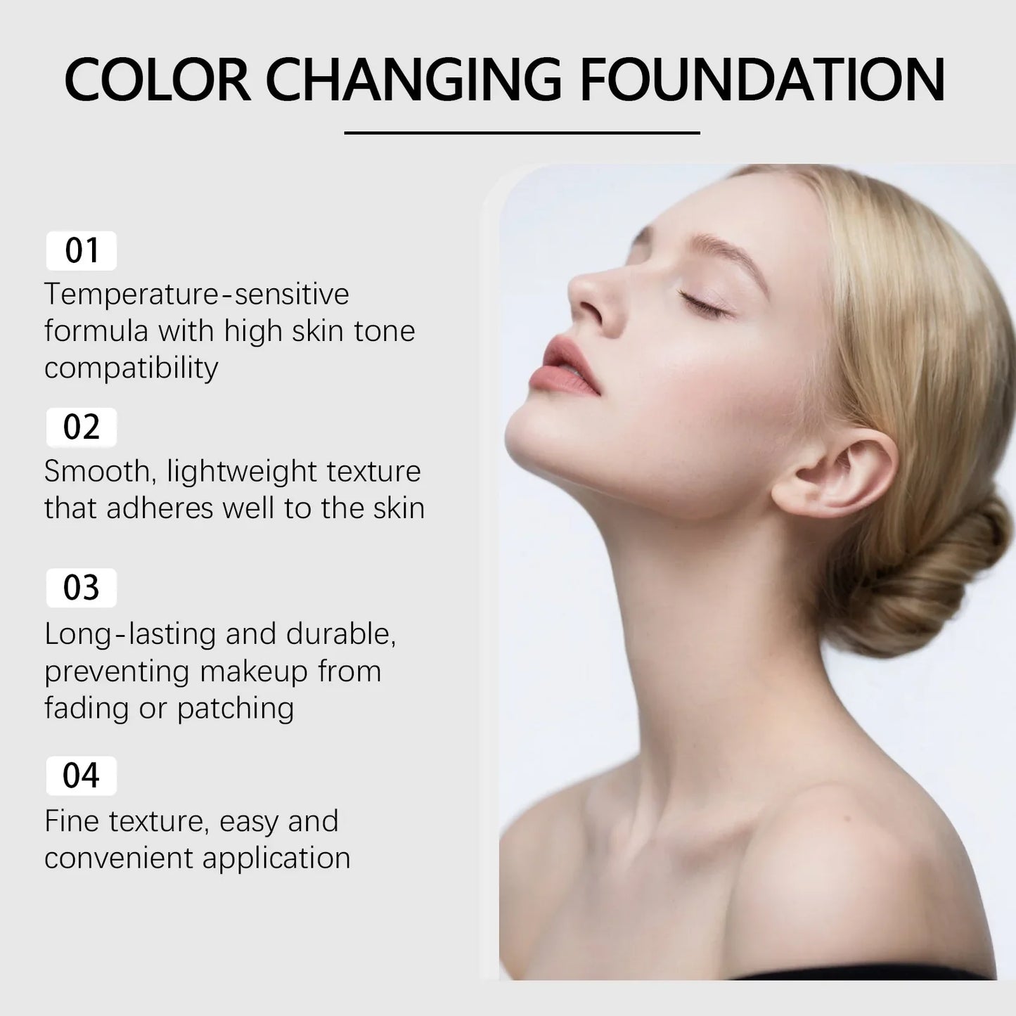Color Changing Foundation SPF 15 | Hydrating Natural Coverage