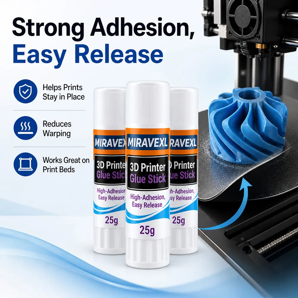 3D Printer Maintenance Kit – Rail Lubricant & Bed Glue Stick