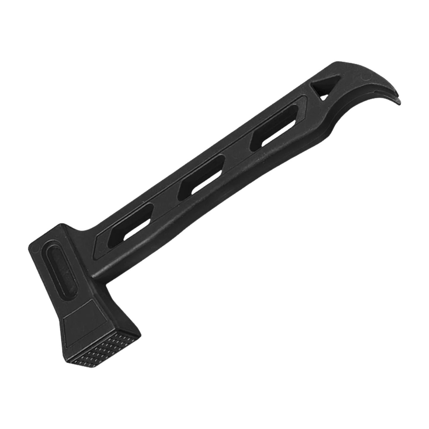 PE Tent Stakes Hammer with Stake Puller Hole Plastic Mallet Anti-slip Lightweight for Camping Stakes Tent Pegs Nail Spike Garden Peaceful Pleasures Health and Wellness A Black