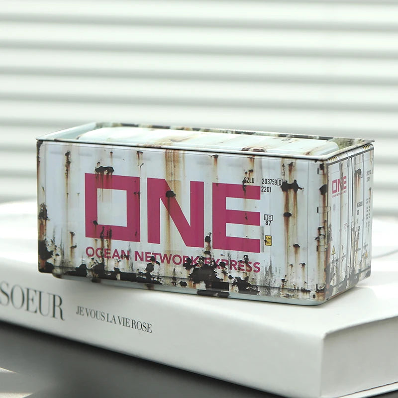 Mini Iron Storage Box Creative Decoration Collect Small Items