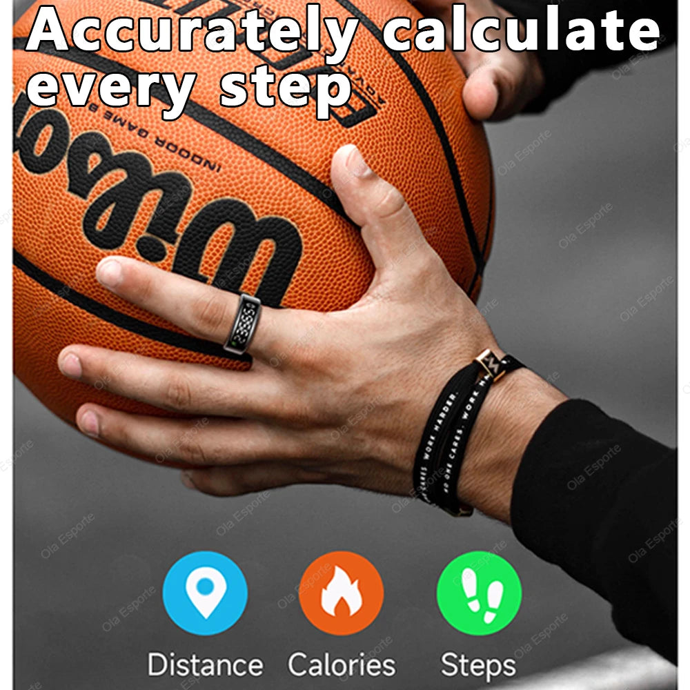 Smart Ring | Touch Display, Heart Rate & Gesture Control