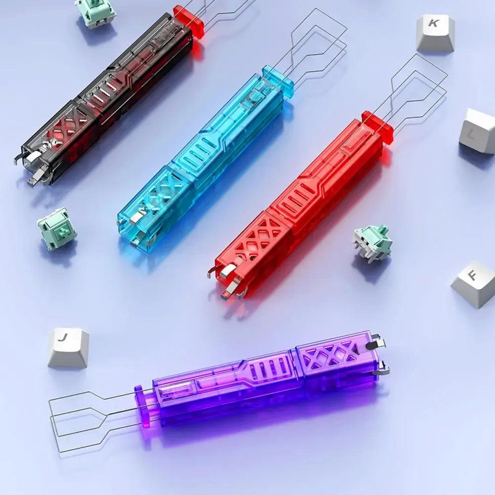 2-in-1 Keyboard Keycap Puller Switch Extractor Tool Universal Key Cap Shaft Remover Kit For Gaming Keyboard Repair Peaceful Pleasures Health and Wellness