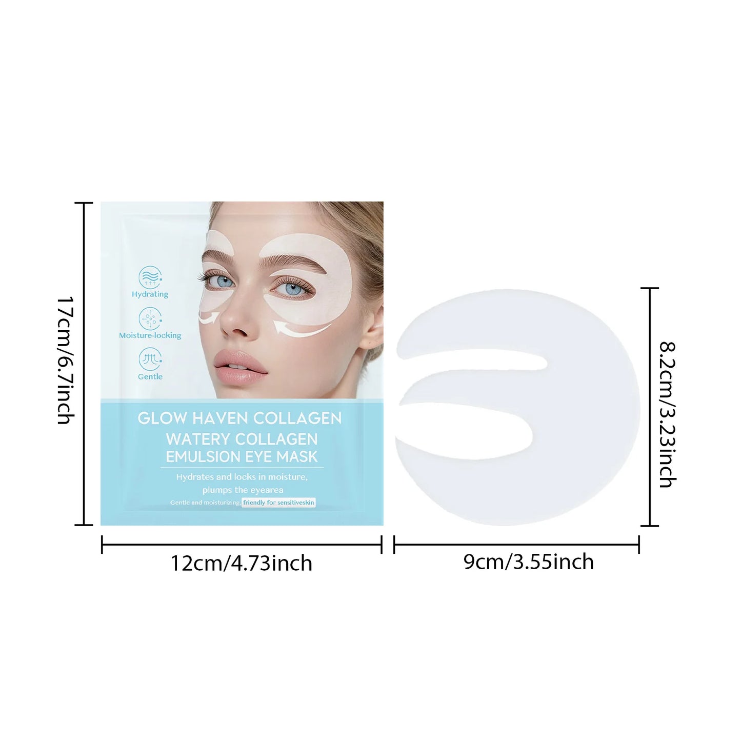 Hydrolyzed Collagen Eye Mask – Anti-Wrinkle Under Eye Patches