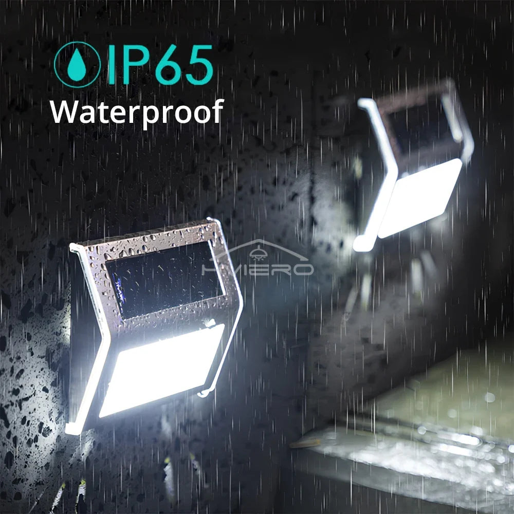 Solar LED Stair & Wall Lights – Waterproof Outdoor Garden Lamp