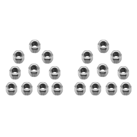 A36T-20Pcs Needle Bearing HF081412 Outer Hexagonal One-Way Needle Roller Bearing 8X14x12mm For Manufacturing Industry Peaceful Pleasures Health and Wellness Default Title