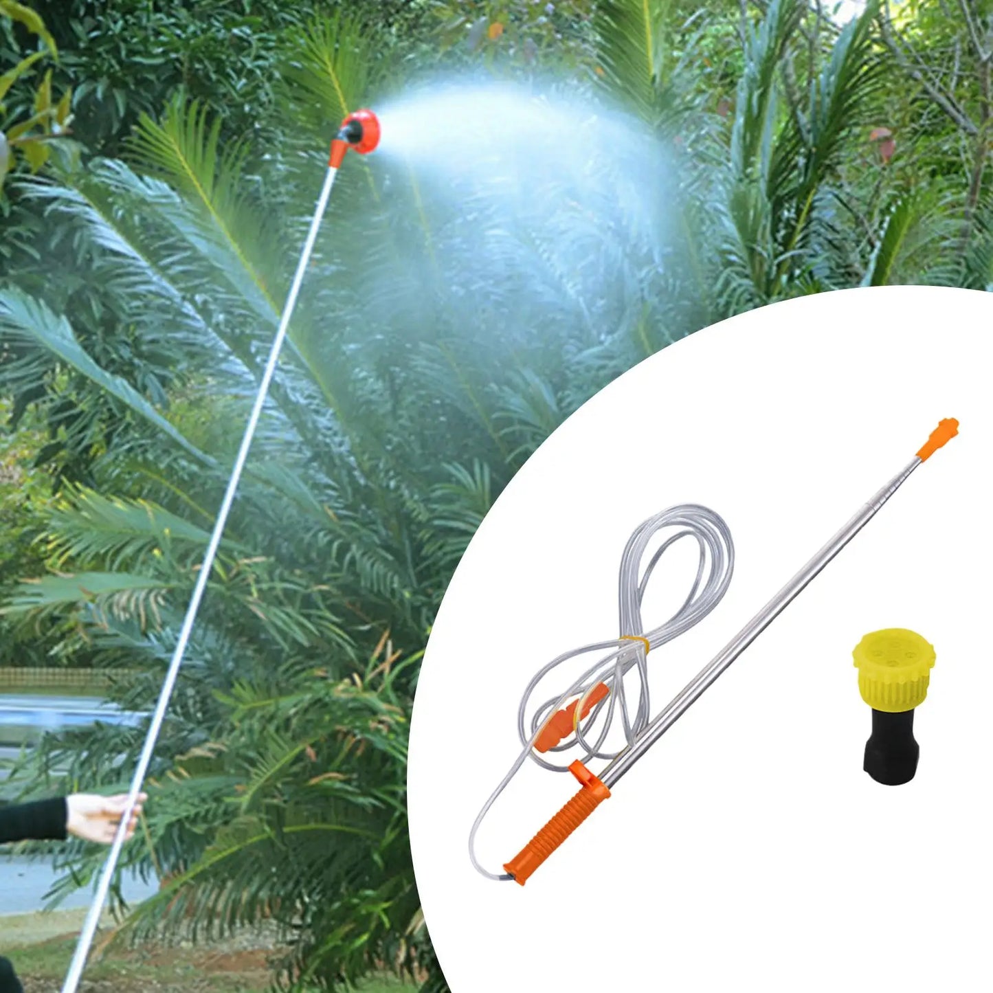 2.6m Telescopic Stainless Steel Spray Wand | Garden Sprayer