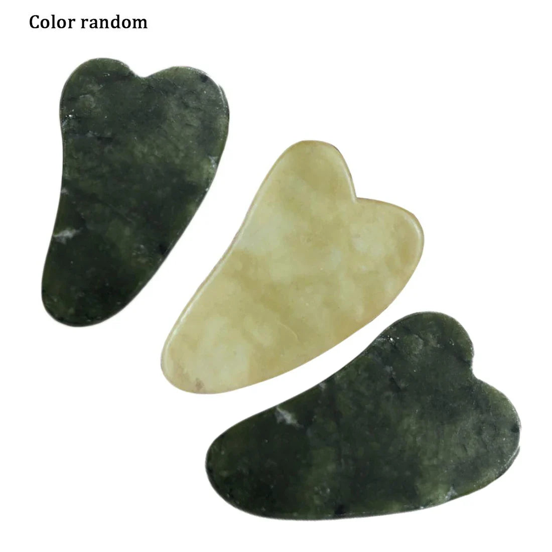 Jade Gua Sha Board Set – Heart-Shaped Face & Body Scraper