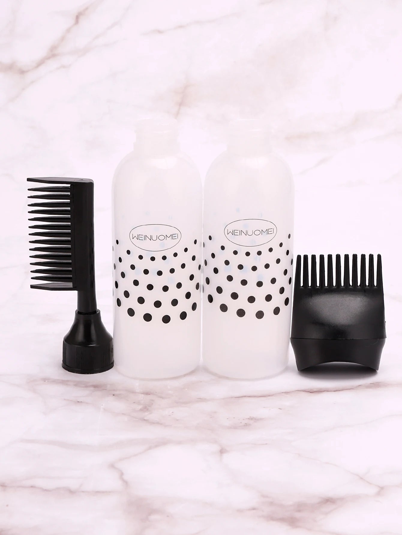 Hairdressing Dye Shampoo Applicator Refillable Empty Hair Colour Bottles Hairdresser Application Treatment Hair Dye Tools Set Peaceful Pleasures Health and Wellness