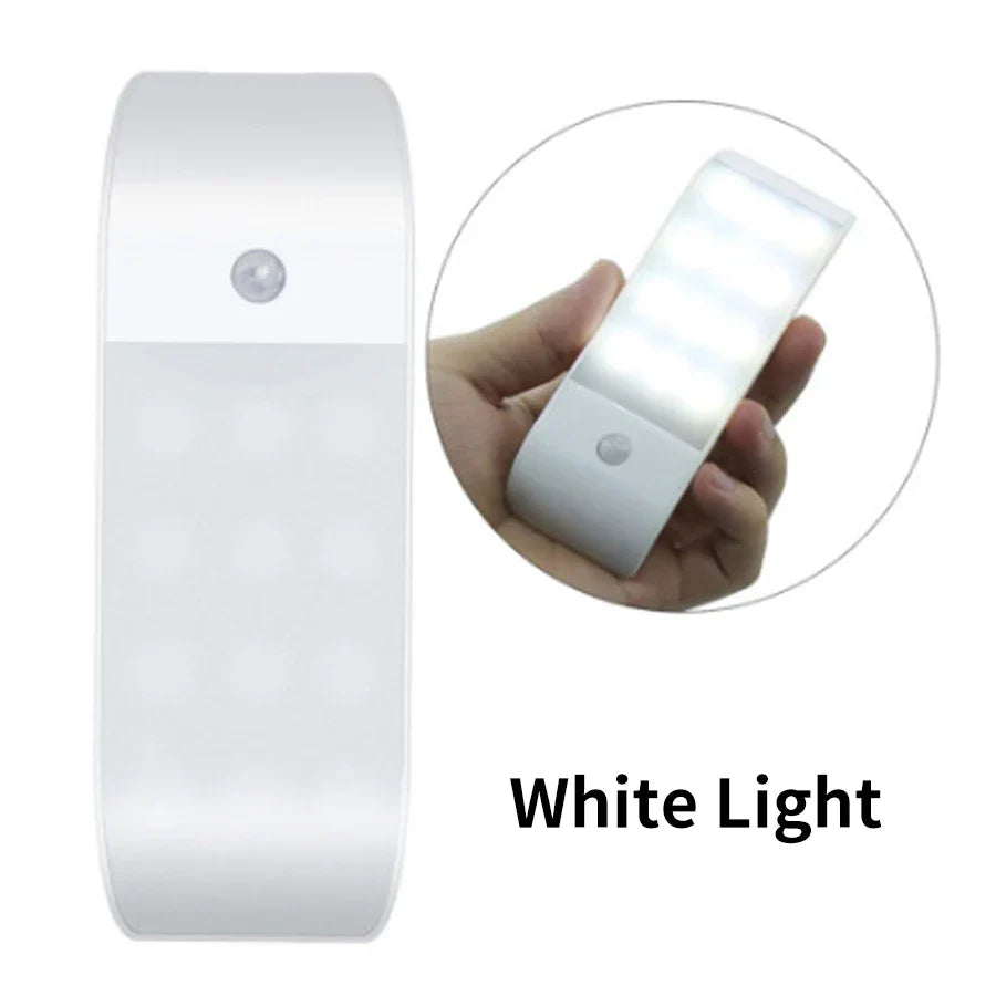 Motion Sensor LED Night Light – Rechargeable Wireless Cabinet Lamp