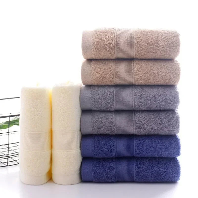 Soft Embroidered Cotton Face Towel | Christmas Bath Towel