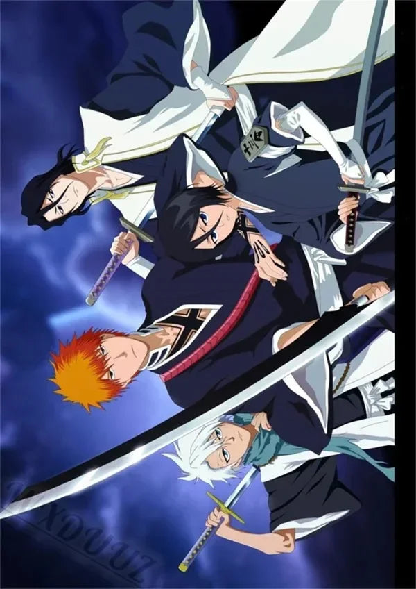 Bleach Anime Canvas Wall Art Poster | Living Room Décor Print