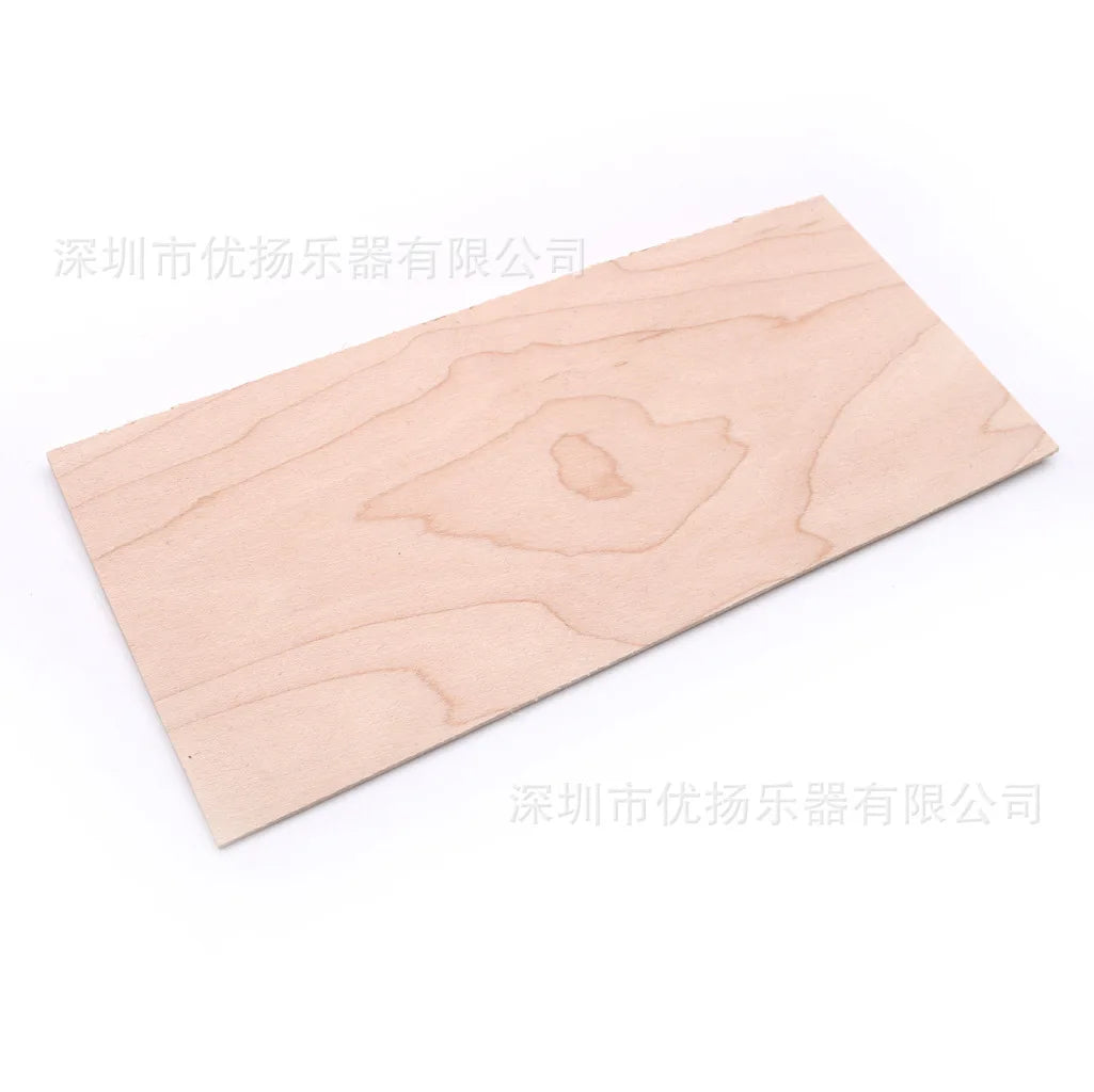 Guitar Solid Wood Cosmetic Board Folk Classical Head Patch Maple Rose