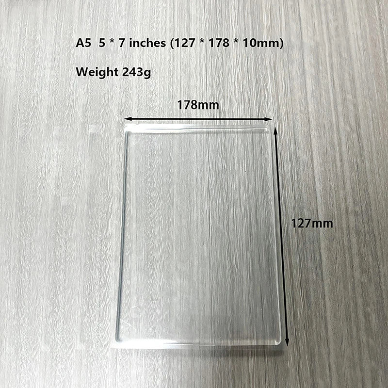 Silicone Gel Printing Plate for Monoprinting & Scrapbooking