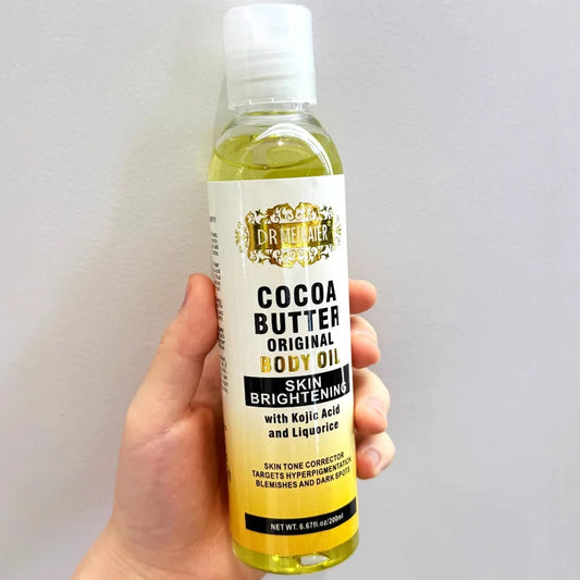 118ML Cocoa Butter Body OILlSkin care oil moisturizes and nourishes skin large capacity full body essential oil Peaceful Pleasures Health and Wellness