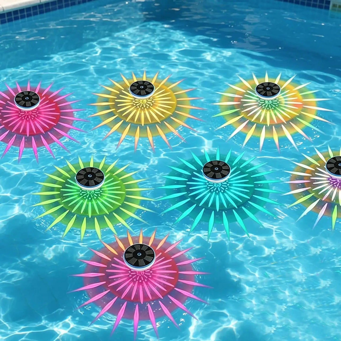 Solar RGB Floating Pool Lights | Color Changing LED IP68
