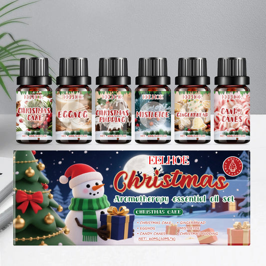 Christmas Essential Oil Set – 6 Festive Scents 6x10ml