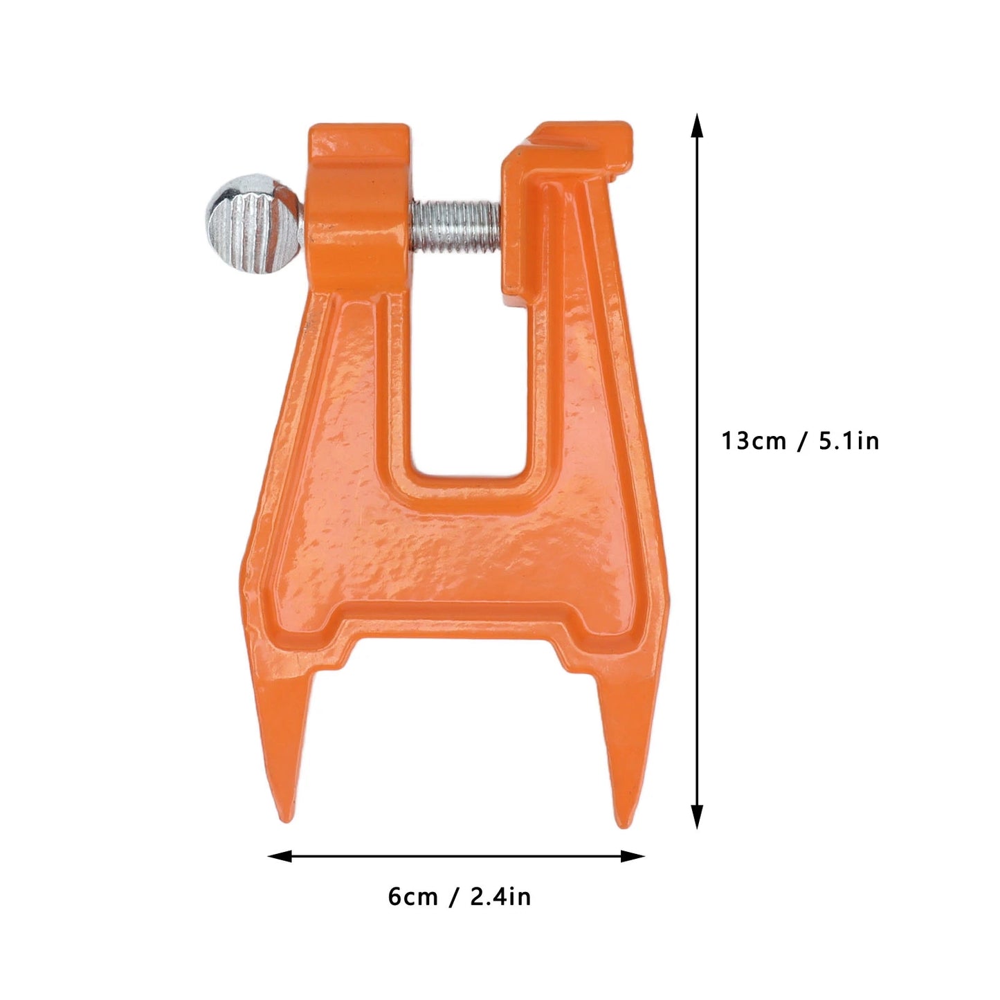 Saw Chain Sharpener Sword Holder Sharpening Filing Vise Metal Fixture