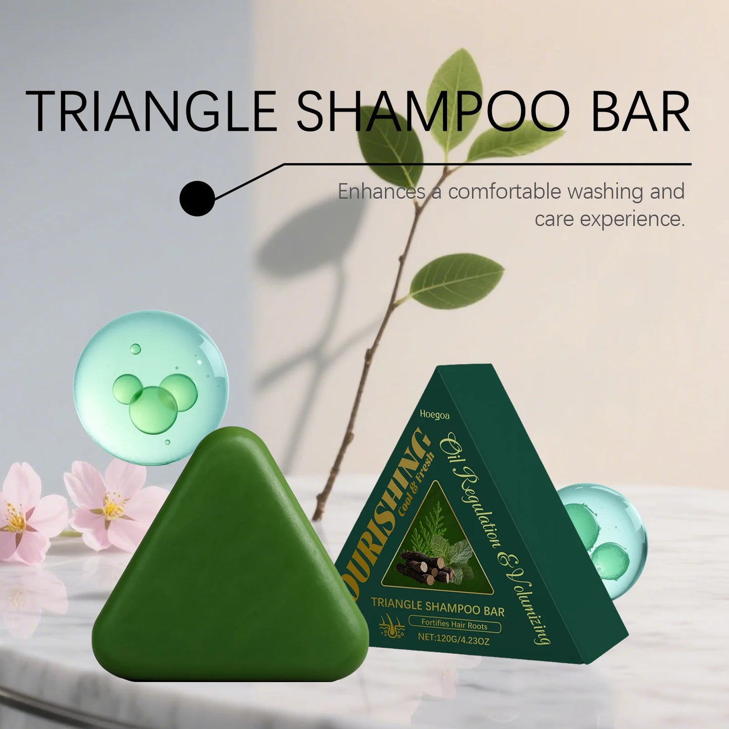 HOEGOA Herbal Shampoo Bar | Anti-Dandruff & Hair Loss 120g