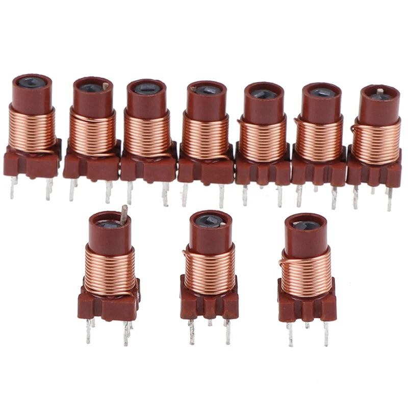 New 10pcs 12T 0.6uh-1.7uh Adjustable High-Frequency Ferrite Core Inductor Peaceful Pleasures Health and Wellness 10pcs