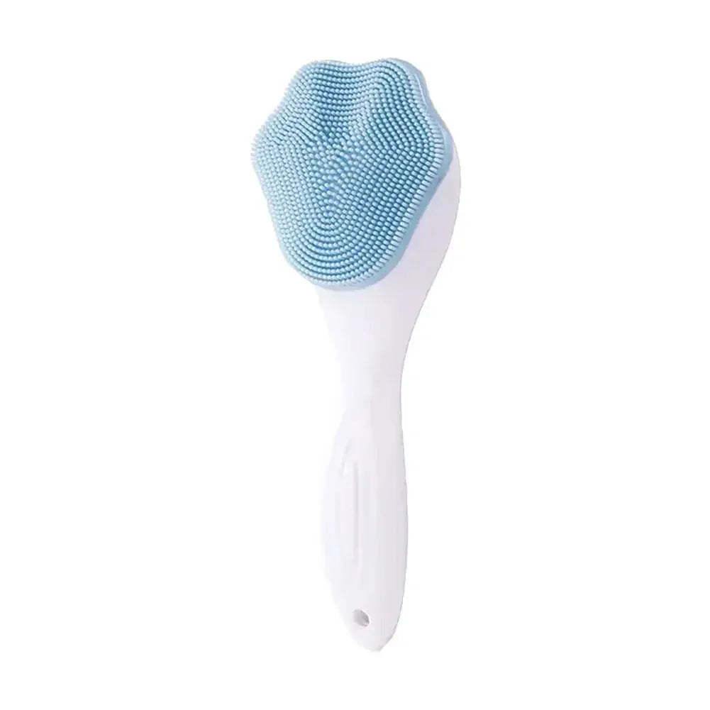 Silicone Face Scrubber & Exfoliator Brush – Deep Pore Cleansing Peaceful Pleasures Health and Wellness blue