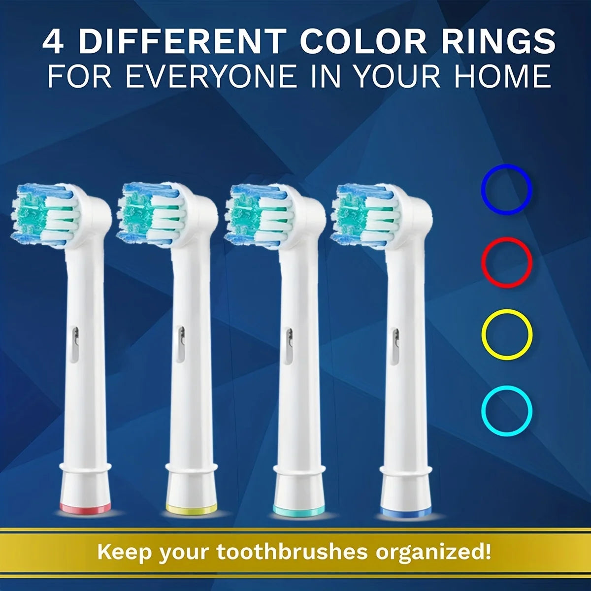Oral-B Compatible Replacement Brush Heads 16-Pack | 1000–5000