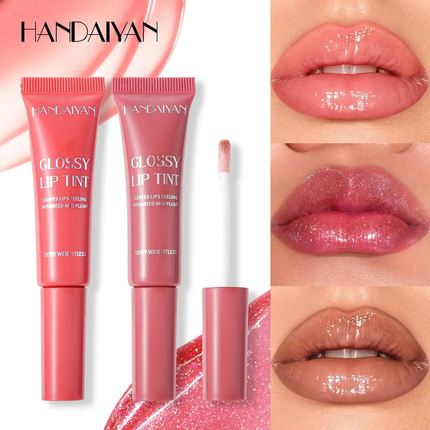 Handaiyan Pearlescent Hydrating Lip Glaze – Glass Shine Gloss