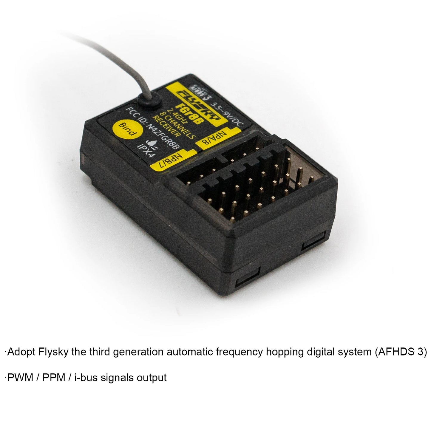 FlySky FGR8B 2.4GHz 8CH AFHDS3 RC Receiver PWM PPM i-Bus