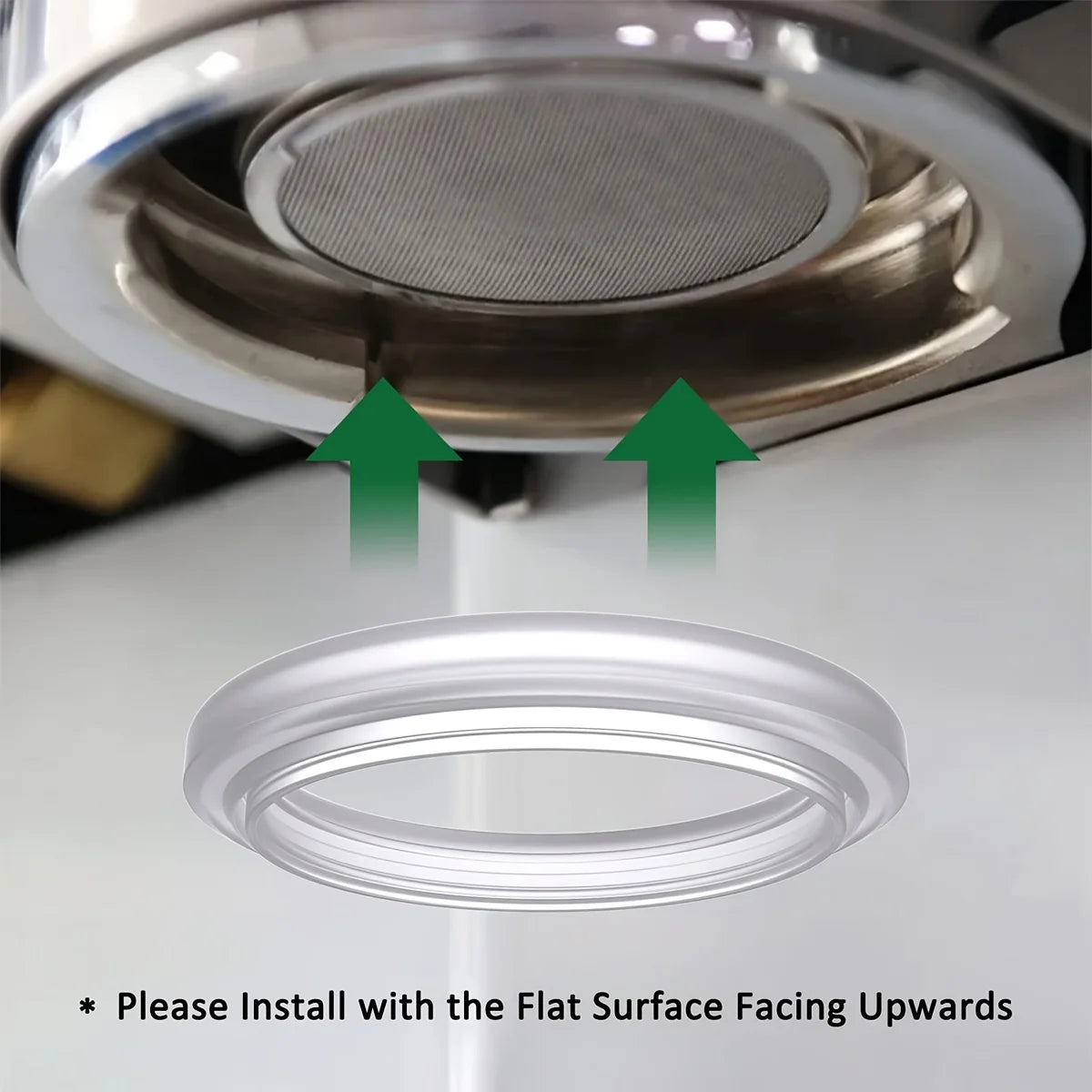 Silicone Steam Ring Silicone Gasket Compatible with Delonghi EC685R, EC695.BK, EC695.M, EC695R, EC685/EC680/EC850/860 Peaceful Pleasures Health and Wellness