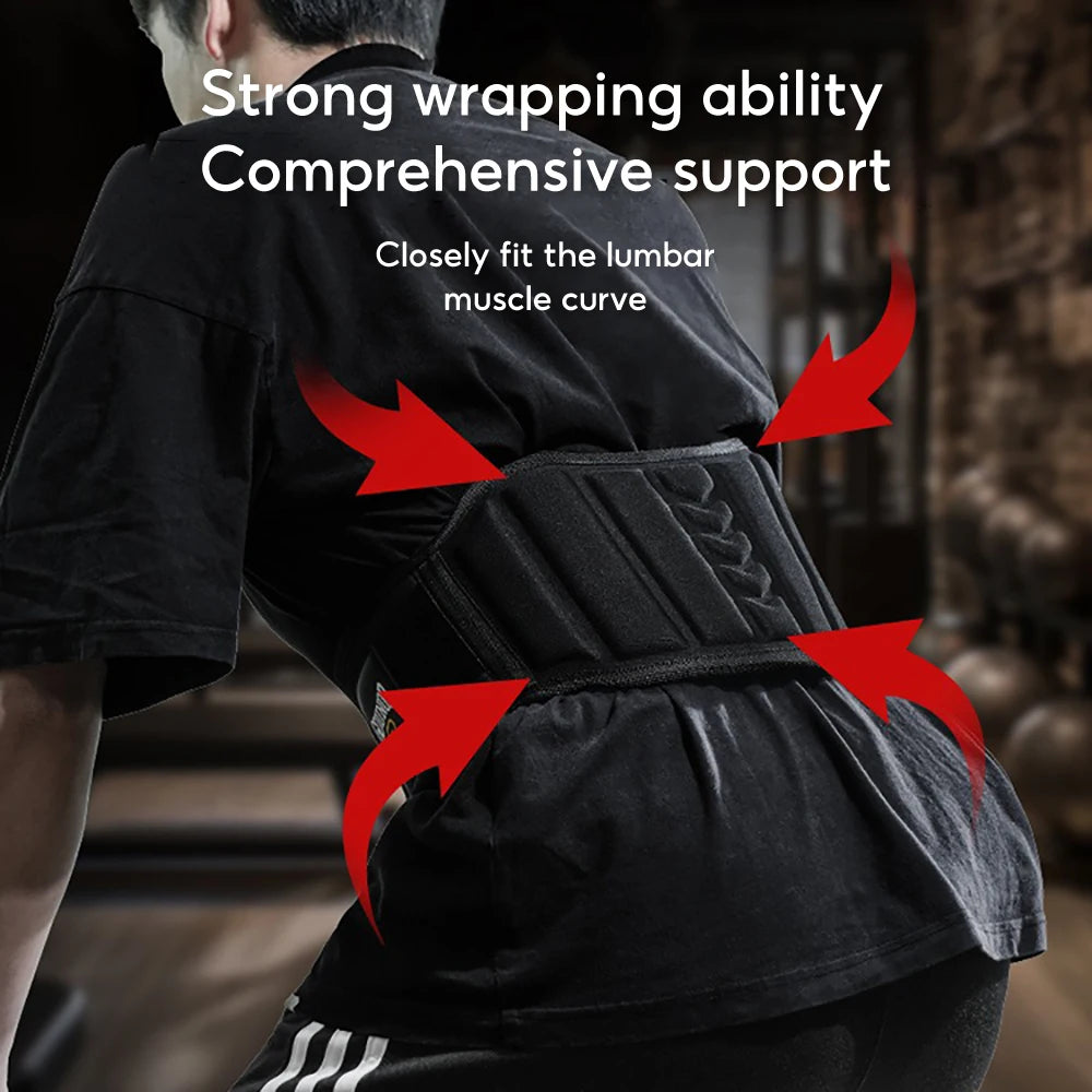 Abdominal Training Belt Widened Waist Adjustable EVA Lumbar Support Belt Powerlifting Strength Training GymFitness Weightlifting Peaceful Pleasures Health and Wellness