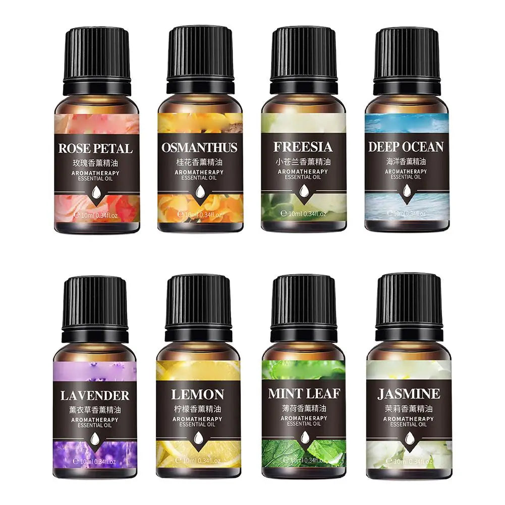 10ml Essential Oils Flameless Fragrance Oils for Humidifiers, Rose,Lavender,Lemon,Mint,Jasmine,Ocean,Freesia,White Tea Scents Peaceful Pleasures Health and Wellness 10ml Freesia