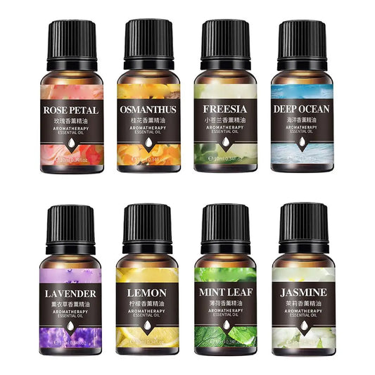 10ml Essential Oils Flameless Fragrance Oils for Humidifiers, Rose,Lavender,Lemon,Mint,Jasmine,Ocean,Freesia,White Tea Scents Peaceful Pleasures Health and Wellness 10ml Freesia
