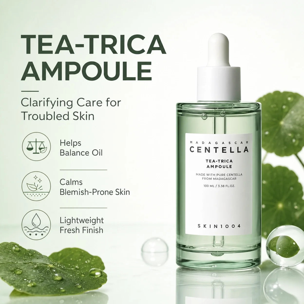 SKIN1004 Centella Ampoule Essence | Brightening Calming Serum Face Serum Peaceful Pleasures Health and Wellness