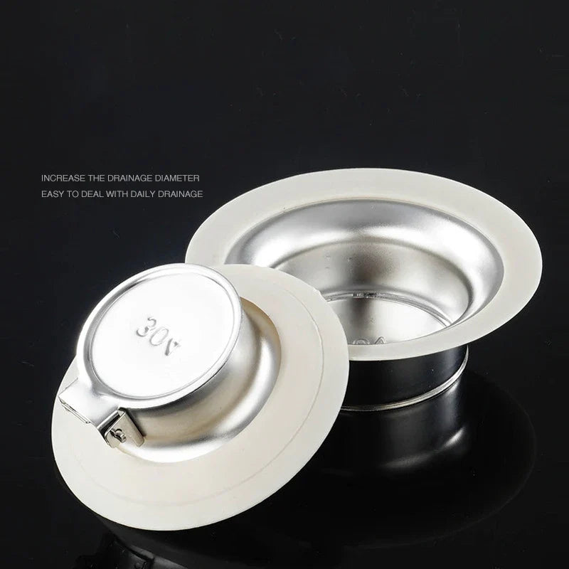 Stainless Steel Squat Toilet Drain Plug | Odor & Overflow Blocker