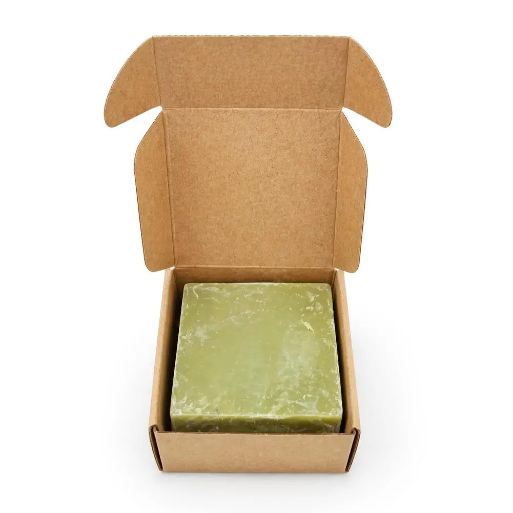 Ancient Soap Natural Skin-Soothing Olive Oil Handmade Soap Set - De-tangling Facial Soap - Gift Set Peaceful Pleasures Health and Wellness with box