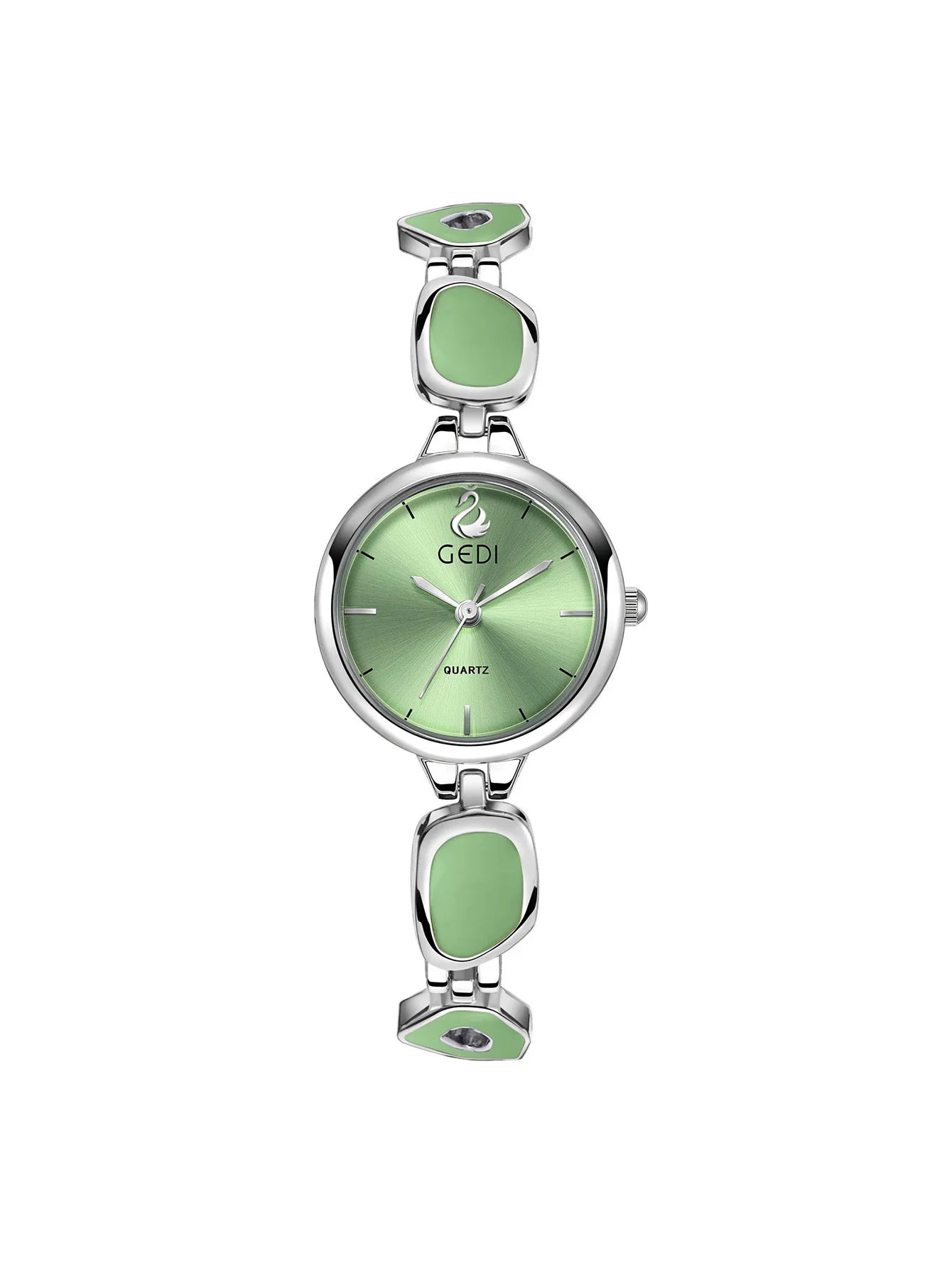 Versatile Fashionable Women Watch Women Hand Style Women Light Luxury Niche Small Exquisite Simple High End Regular Quartz Watch Peaceful Pleasures Health and Wellness green