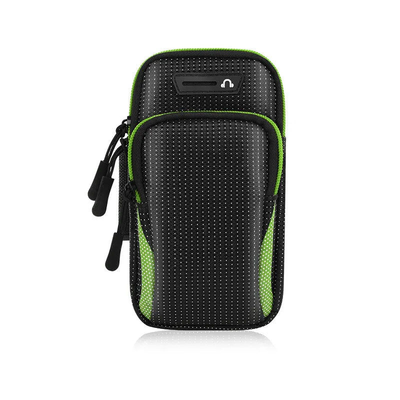 mini cell phone armband for run bags for women phone armband Running racing accessories Bag for mobile phone wrist stand Peaceful Pleasures Health and Wellness Green(6.5inch)