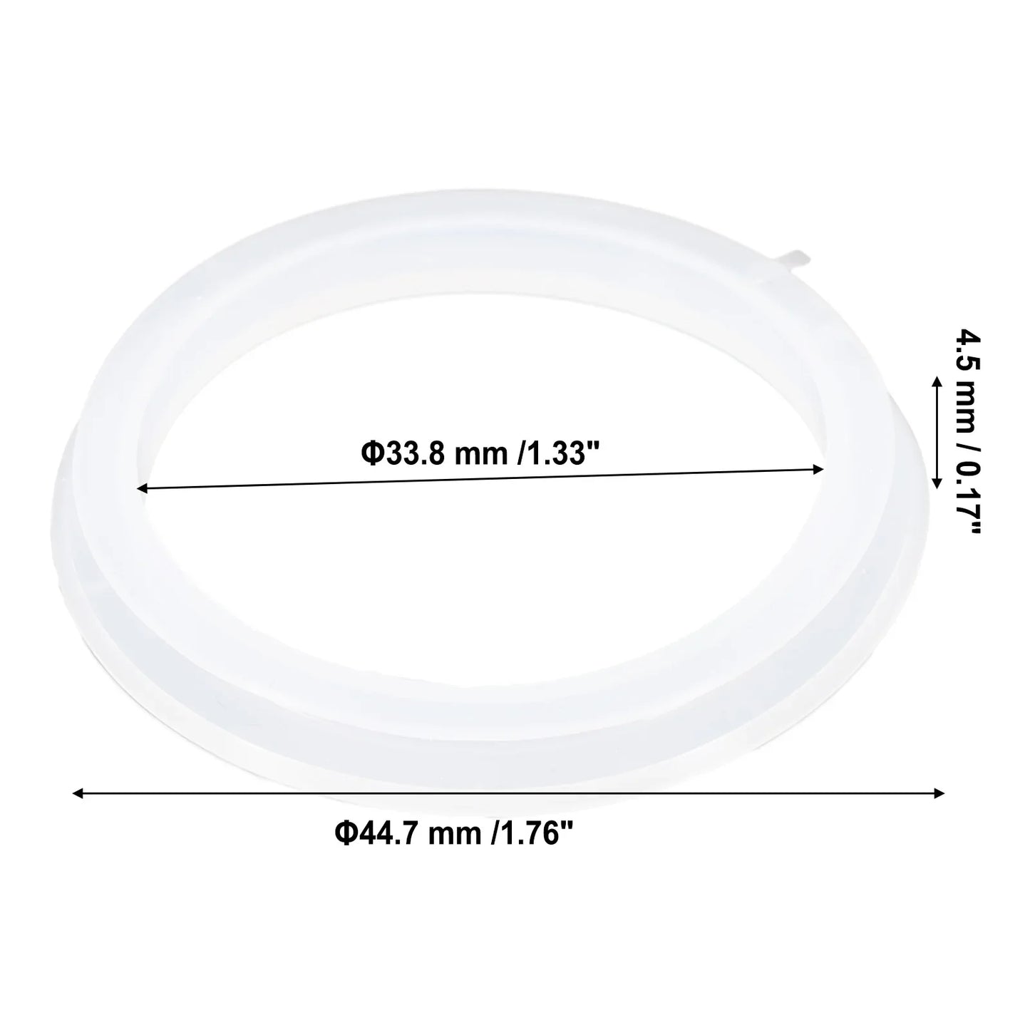 2-Pack Silicone Drain Gasket Seal for Sink & Bathtub Pop-Up Waste
