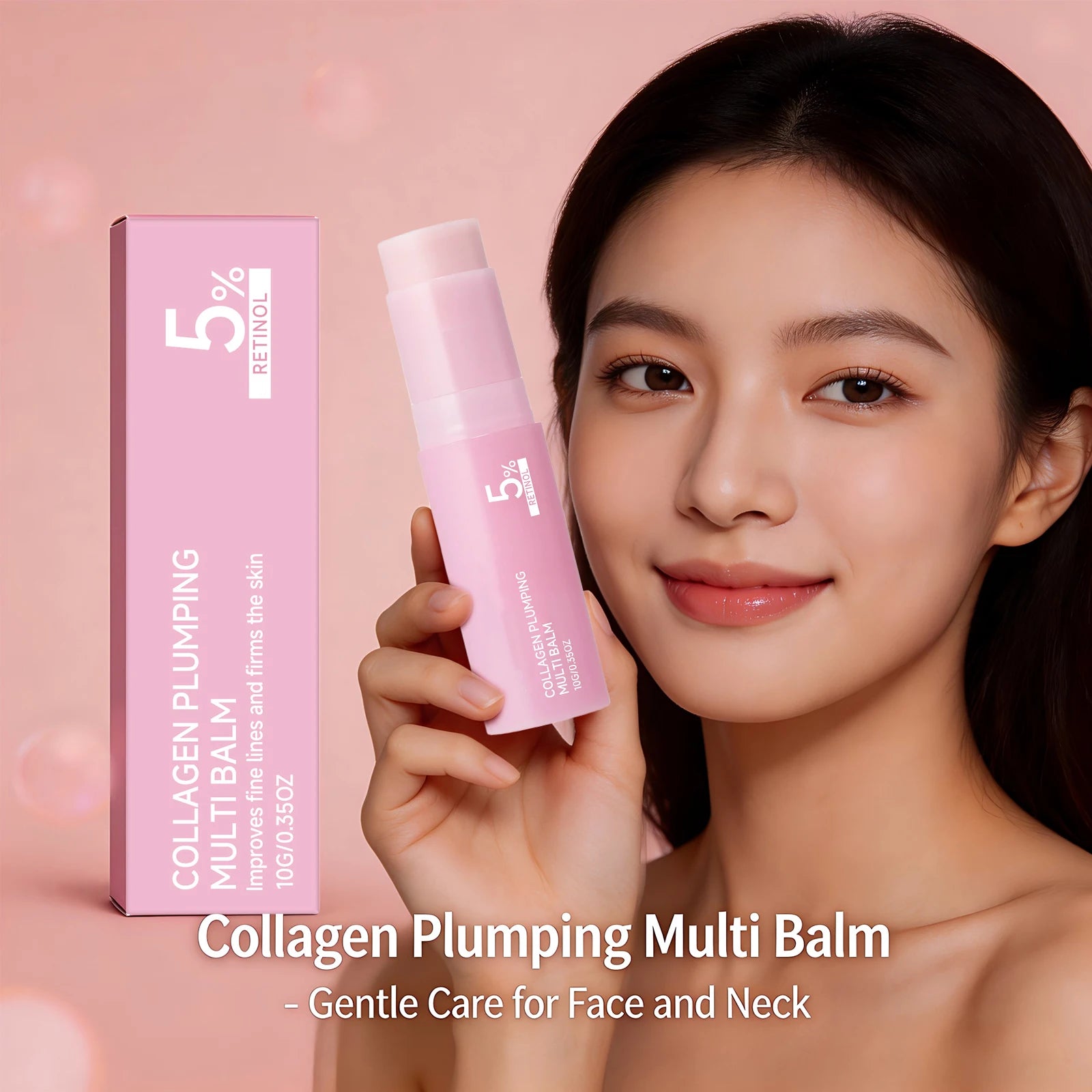 5% Retinol Collagen Volume Multi Balm Firming Lifting Skin Nourishing Moisturizing Skin Reduce Dryness Fade Fine Lines Body Care Peaceful Pleasures Health and Wellness