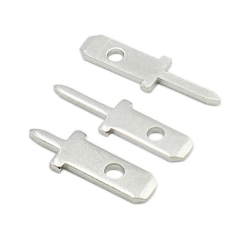 50pcs Spring Terminal PCB Solder Lug 2.8 Inserts Plug Thickness 0.8mm One Legs PCB Welding Sheet Peaceful Pleasures Health and Wellness