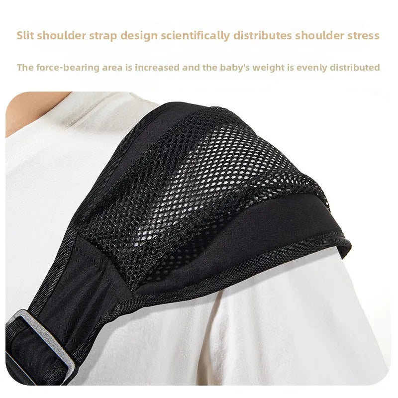 Portable Baby Waist Stool Carrier with Front Back Support Ergonomic Design for Toddlers and Infants Comfortable for Parents Peaceful Pleasures Health and Wellness